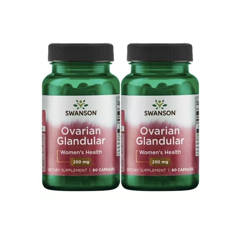 Raw Ovarian Glandular 250 mg 2X60 Caps
