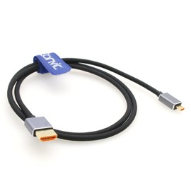 Eonvic 8K 4K Micro HDMI to HDMI Cable 2.1 48Gbps HDMI for GoPro Hero 7/6/5/4 Raspberry Pi 4 Sony A5000 handycam A6500 A73 A7S Canon R5 R7 EOS M50 ThinkPad 8, Yoga 2 Pro