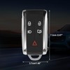 5 Buttons Remote Key Fob Compatible With Jaguar,Jaguar Xf Remote