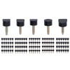 120Pcs High Heel Tip Caps TPU Polyurethane Iron Shoes Repairing
