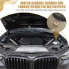 Lyxheth Radiator Coolant Expansion Tank Bleeder Screw, Radiator Drain Plug,