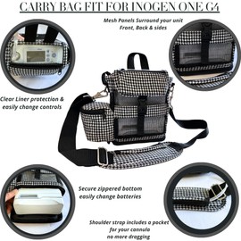 Carry Bag Fit for Inogen One G4/Lightweight Purse/Crossbody Bag fit for Inogen G4/Will only fit The Inogen One G4, Will not fit Inogen One G5