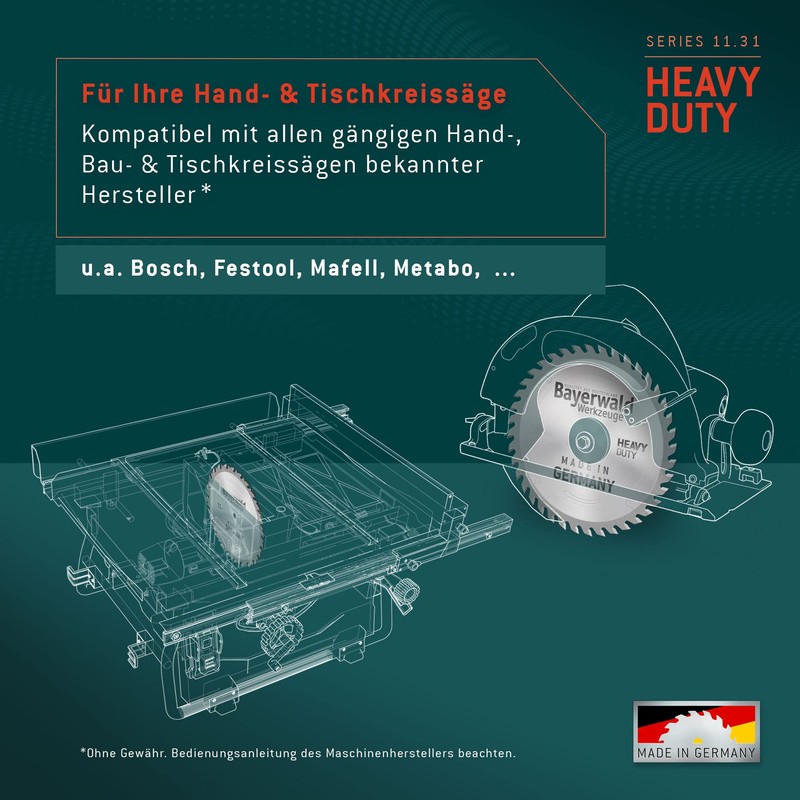 Bayerwald - HM Circular Saw Blade - Diameter 190 mm