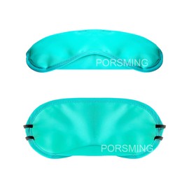 Eye Mask Sleep Masks Pack of 36 PorsMing Sleeping Mask Blindfold Eye Cover Team Building Games Party with Nose Pad and Adjustable Strap for Women Men Kids 4 Layers Colors (18 Color 36 Pieces)