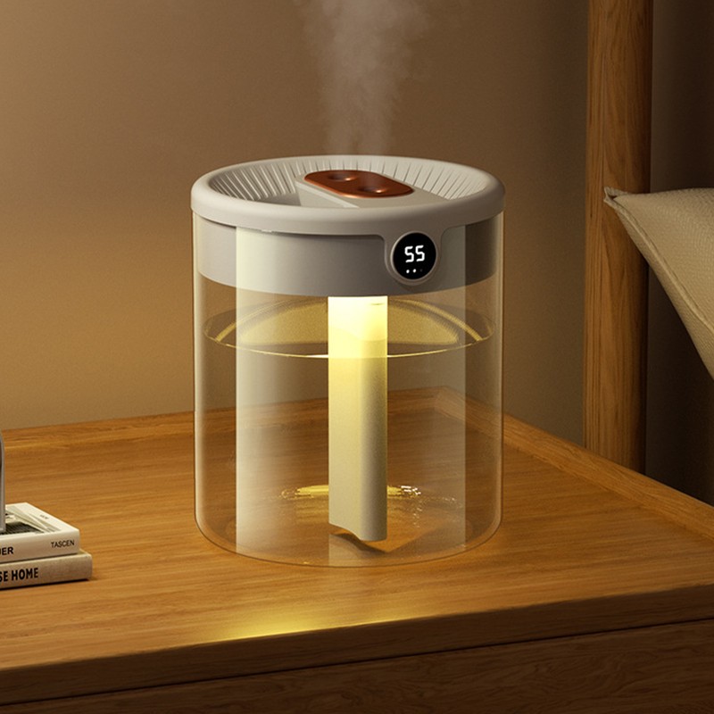 2L Double Nozzle Air Humidifier USB Double Jet Humidifier with