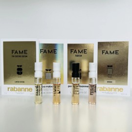 Paco Rabanne FLAME Perfume Collection For Women Sample Spray Vial 4pc Set