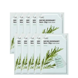 AHC Micro Rosemary Sticky Mask Sheet 33ml, 10 sheets / AHC 마이크로 로즈마리 착붙 마스크 시트 33ml, 10매