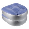 KOMBIUDA Portable Inflatable Bathtub Seat Cushion with Suction Cups for