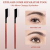 Eyelash Comb Dust2oasis Eyelash Separator Curler 2 Pcs, Eyelash Brush