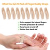 Wanmu Buddy Tape Finger Straps, 10 Pcs Finger Buddy Wraps