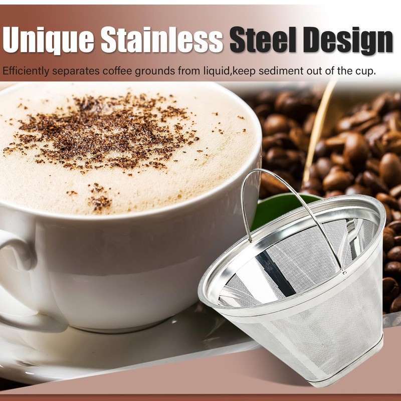#4 Coffee Filter Stainless Steel Coffee Filter Reusable Coffee Filter