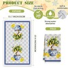 LSJEHTQ Chinoiserie Lemons Tree Kitchen Towels, Blue and White Porcelain
