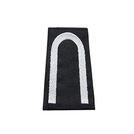 baum-m gmbh Rank loops for shoulder epaulets, colour: black, officer