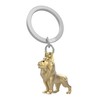 O meta[l]morphose Metalorphose MTM275-01 Lion Keyring Gold One Size, gold-coloured,