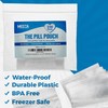 Pill Bag Pouch, Reusable Plastic Pill Organizer Bags, Size 4''