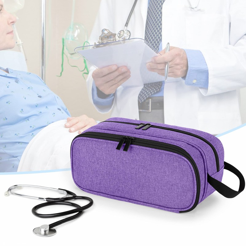 Trunab Trunab Stethoscope Carrying Case Compatible with 3M Littmann/MDF/ADC, Hold