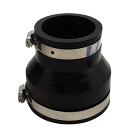 Air Aqua Flexible Rubber Reducer, Reducing Sleeve, Pipe Connector for PVC Pipe, Flexible Sleeve, Rubber Sleeve, Reducer, Cuff, Pool Connection, Reducer (90 x 63 mm)