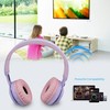Riwbox WT-7S Kids Bluetooth Headphones Light Up, Foldable Stero Wireless