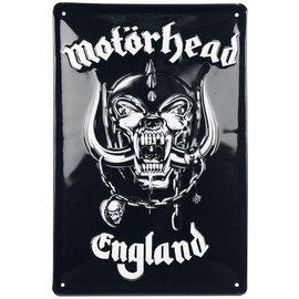Motörhead England Sheet Metal Signs Standard