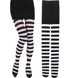 ZXUPOI Striped Tights for Children Striped Tights Carnival Theme Party, multicoloured