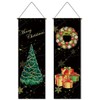 next.design Set of 2 Christmas Wall Scroll Thin Tapestry Tree
