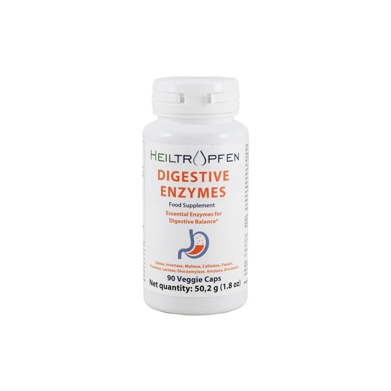 Digestive Enzymes | 90 Veggie Capsules | Food Supplement |