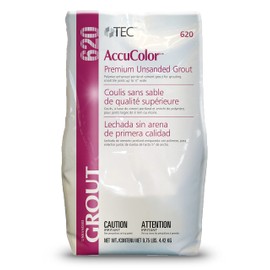 TEC AccuColor - Premium Unsanded Tile Grout - High Traffic, Enhanced Color-Consistent, Wear-Resistant, Shrink-Resistant, Cement Grout Joint Filler - 9.75 LB - 939 Mist Color