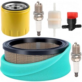 24-083-03-S 2408303 Air Filter Tune Up Kit Fits for Kohler Command CV17 CV18 CV19 CV20 CV22 CV23 CV25 CH18 CH20 CH22 CH23 CH25 18HP-25HP OHV Lawn Mower Parts 24 883 03-S1 52 050 02-S Oil Filter