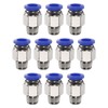 sourcing map Push to Connect Fitting 8mm Tube OD x