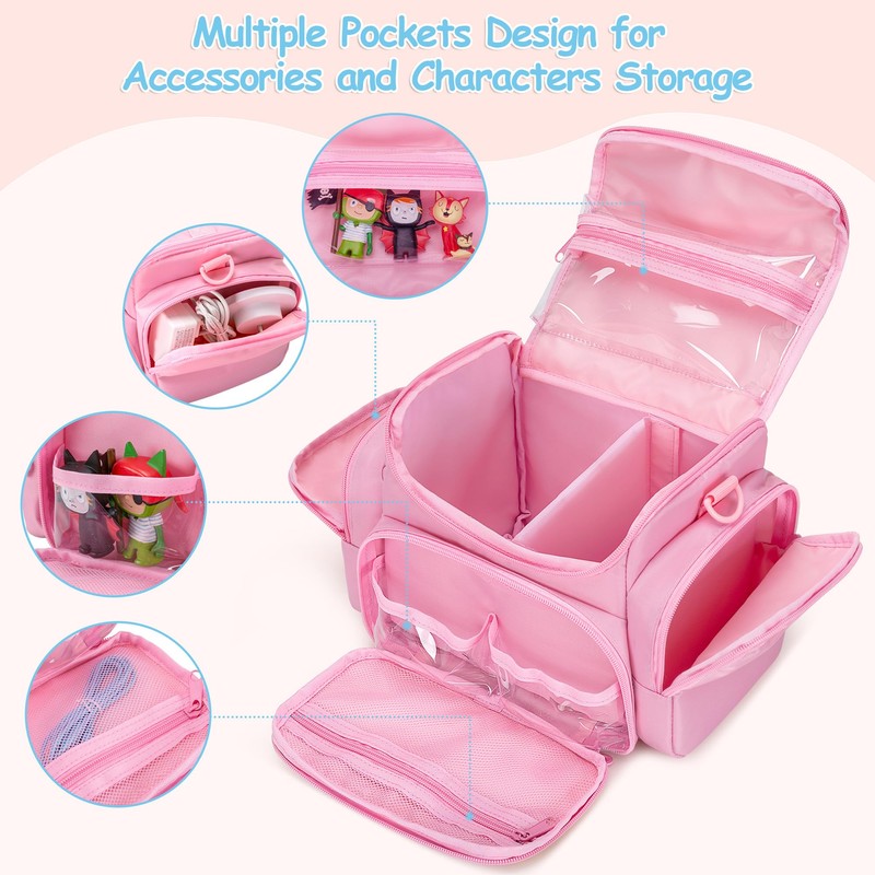 LoDrid Travel Case Compatible with Tonie Box, Carrying Case for