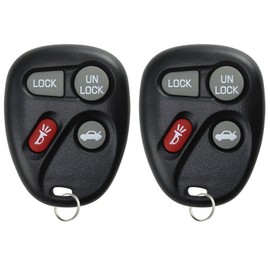 KeylessOption Keyless Entry Remote Car Key Fob Replacement for 16245100-29 (Pack of 2)