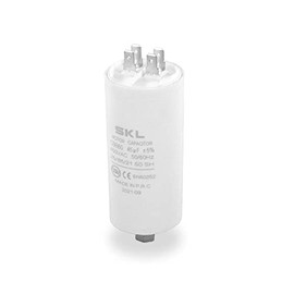 DL-pro CBB60 Capacitor 45.00µF 450 V Universal with Plug-In Flags and Fixing Screw