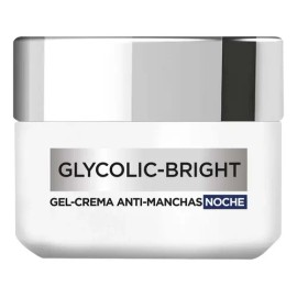 Gel Crema Noche Anti-manchas Ácido Glicólico Loréal Paris                                                                                             
