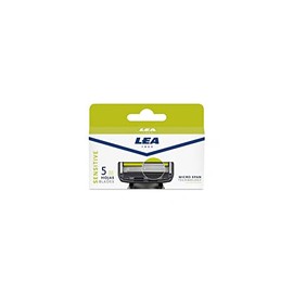 Lea Replacement Razor Blade Male Sensitive 5 Blades - 4 pcs.