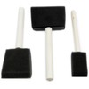 ROYAL BRUSH RFOMW-3P Foam Brush, 3-Pack Darkassorted, 1", 2" &
