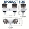 Autokemat RV Shower Faucet, Camper Shower Faucet Replacement, 4" RV