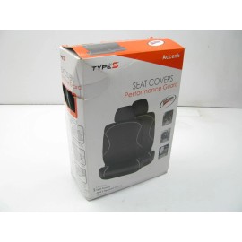 Type S SC55109-6 Universal Bucket Seats Seat Cover Set - Does 2 Front Seats