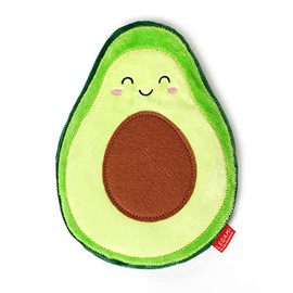 Legami - Cuscino Termico con Semi di Lino, Warm Cuddles, 26x26 cm, in Semi di Lino, Fiori di Lavanda Essiccati, Poliestere e Cotone, Variante Avocado, Dona Relax