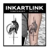 INKARTLINK Tattoo Tech, 2 Sheets Medium Semi Permanent Tattoo, Adult