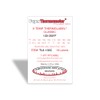 8-Temp Thermolabel Classic 130-200°F Temperature Label Pack of 16 Labels