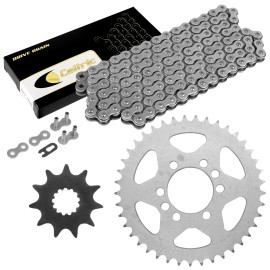 Caltric Drive Chain & Sprockets Kit for Suzuki LT230E Quadrunner 230 1986-1993