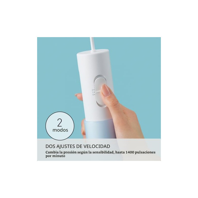Panasonic EW-DJ11-A - Irrigador oral portátil inalámbrico con dos ajustes