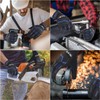 Heavy Duty Work Gloves, Impact Protection Mechanic Gloves, Synthetic Leather