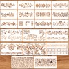 Lekabee 20Pcs Vintage Border Stencil