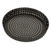 Bakemaster Quiche Pan Non-Stick Perfect Crust Loose Base, Grey, SHCB37