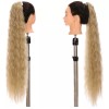 TASSYME ACCESORIOS Coleta Extra Larga Rizada Cabello Sintético Rubio Claro