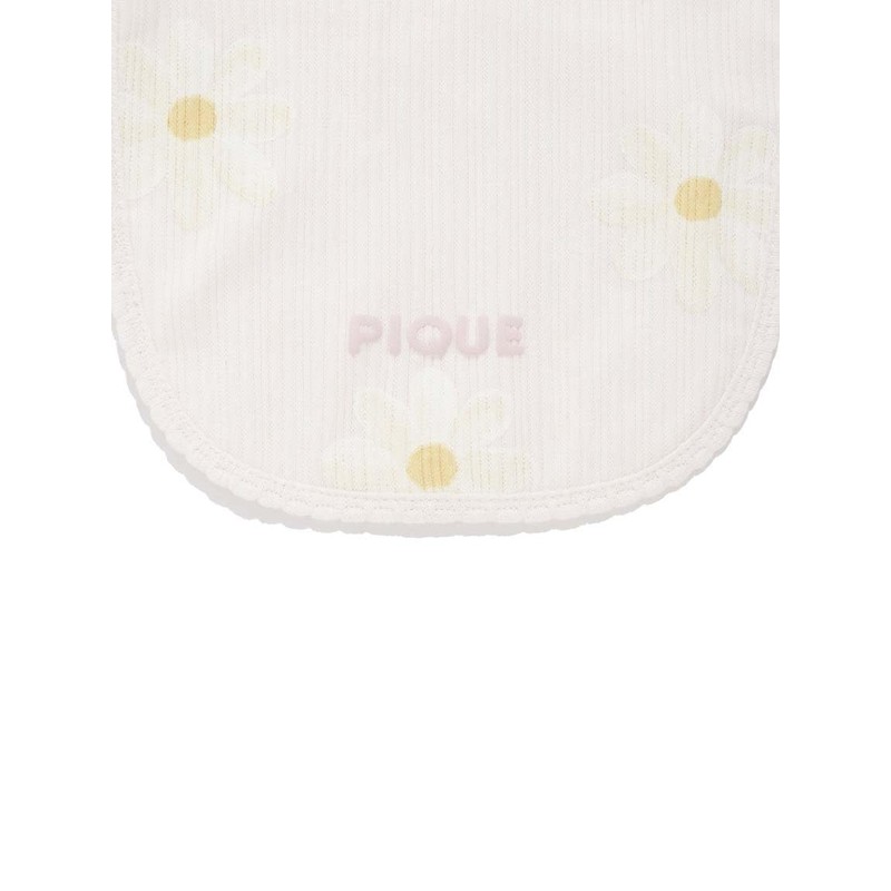 Gelato Pique PBGG251184 PNK F Bib Daisy Pattern, Pink