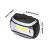 Dilwe Battery Headlight, Waterproof Camping Head Light with COB Bead