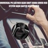 Keenso Shift Boots Shift Knob Boot Cover Easy Installation Stylish