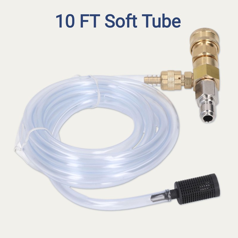 Chemical Injector Kit for Pressure Washer, 3/8 Inch Connectors, 5000